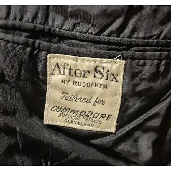 After Six Rudofker Vintage Red Tuxedo Blazer 40 Short